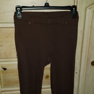 Brown womens jeggings